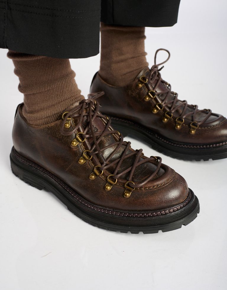 נעלי גברים - A.S. 98 - נעליים עם שרוכים STATIC - חום4