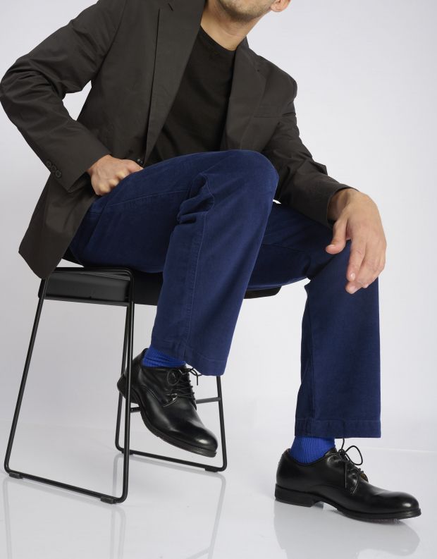 נעלי גברים - A.S. 98 - נעלי עור CLASH - שחור