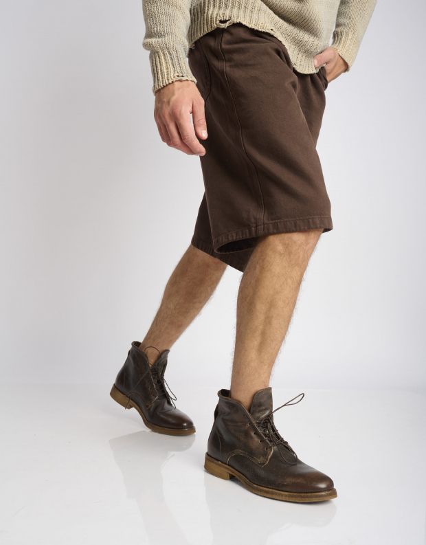 נעלי גברים - A.S. 98 - נעליים גבוהות CLASH - חום