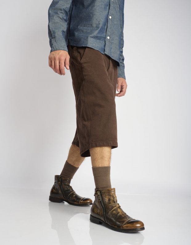 נעלי גברים - A.S. 98 - מגפונים CLASH - חום