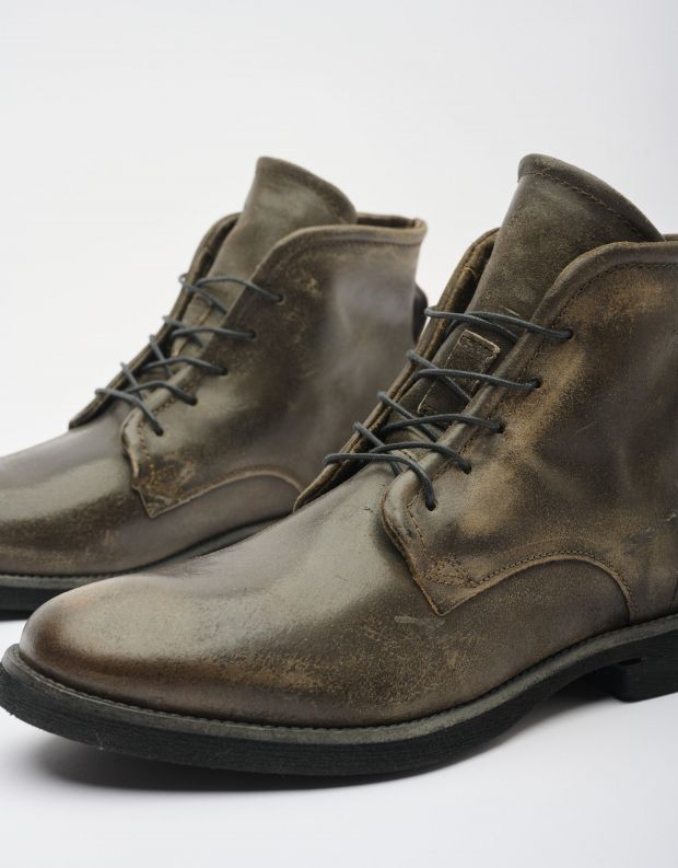 נעלי גברים - A.S. 98 - נעליים גבוהות CLASH - אפור כהה