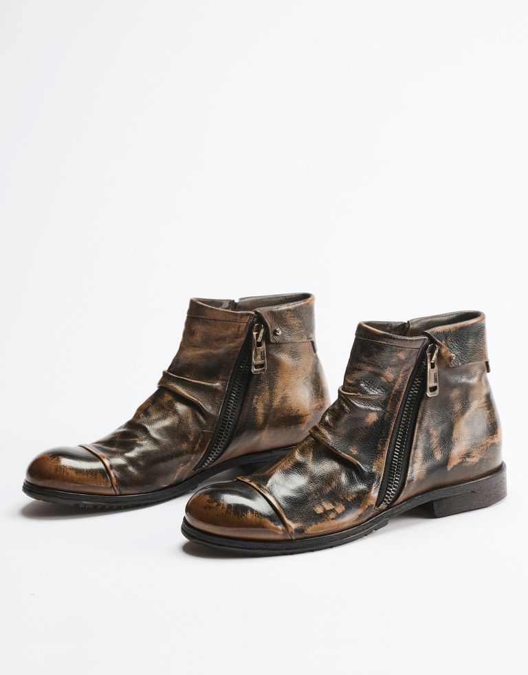 נעלי גברים - A.S. 98 - מגפונים CLASH - חום2