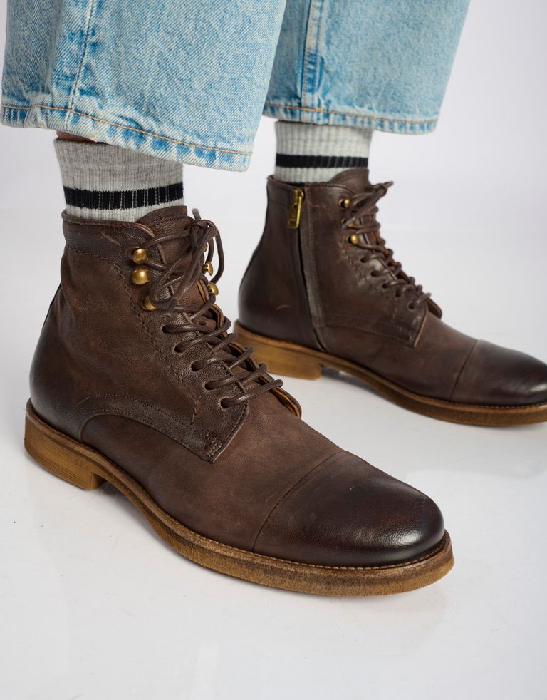 נעלי גברים - A.S. 98 - נעליים גבוהות CARRY - חום4