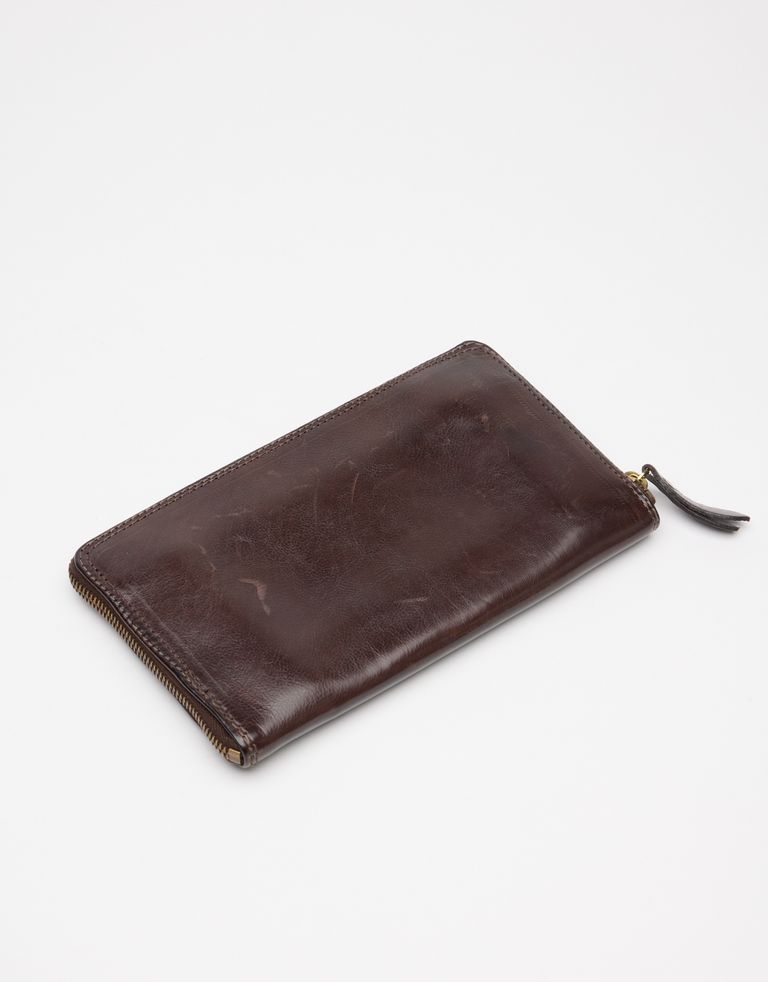 A.S. 98 - ארנק עור מלבני גדול - חום כהה4