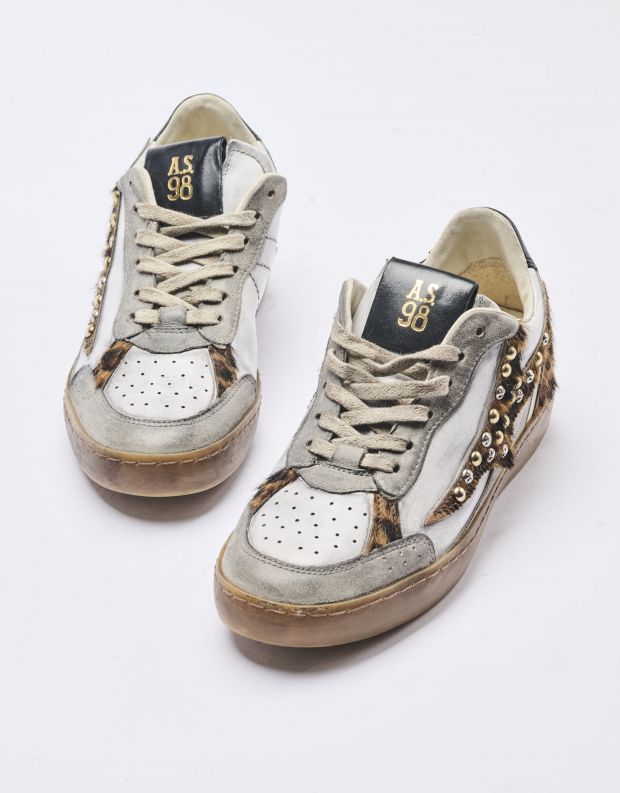 נעלי נשים - A.S. 98 - סניקרס GOBACK1 - נמר