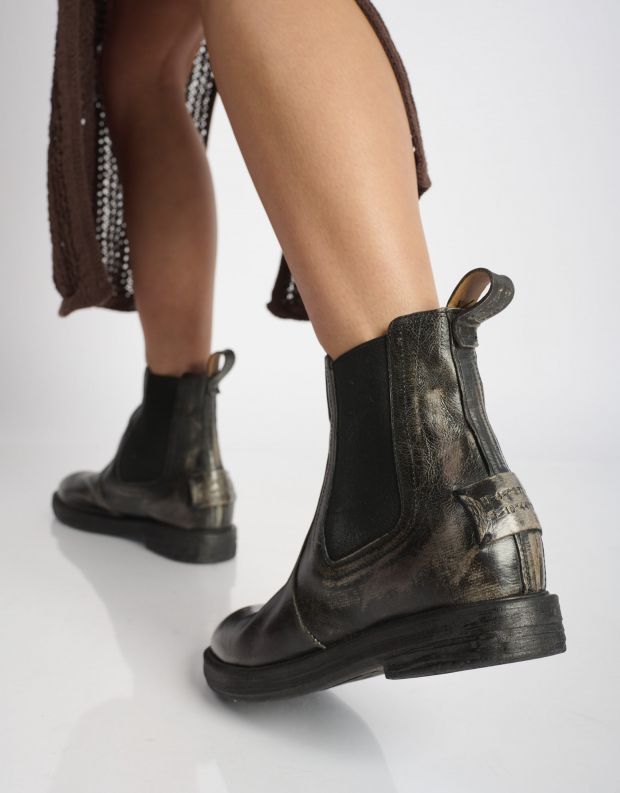 נעלי נשים - A.S. 98 - מגפוני צ'לסי PAST - שחור מיוחד