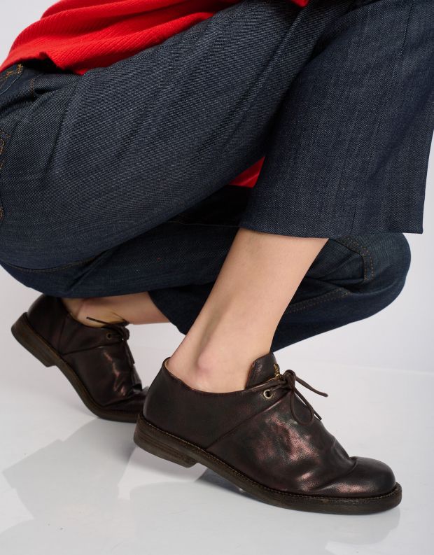 נעלי נשים - A.S. 98 - נעליים מטאליות ALONE - בורדו