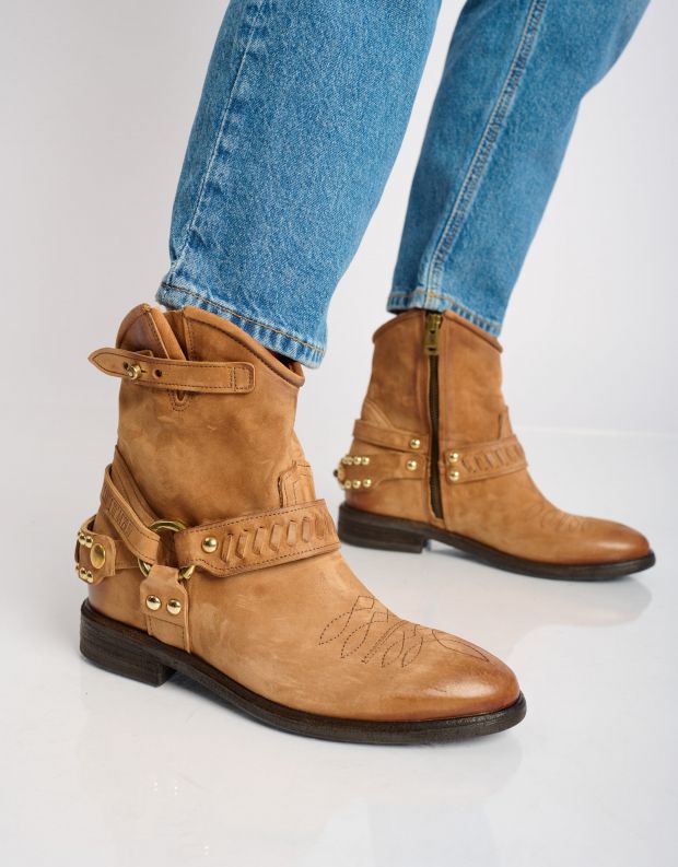 נעלי נשים - A.S. 98 - מגפונים ISOLA - קאמל