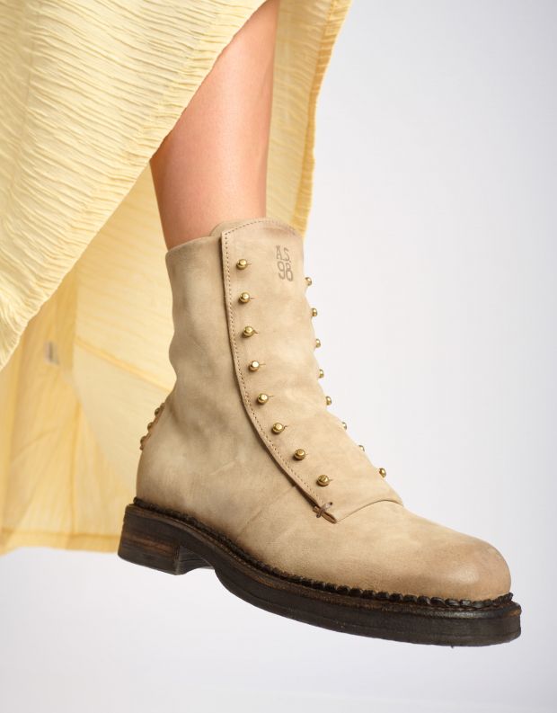 נעלי נשים - A.S. 98 - מגפונים VIRGINE - בז'