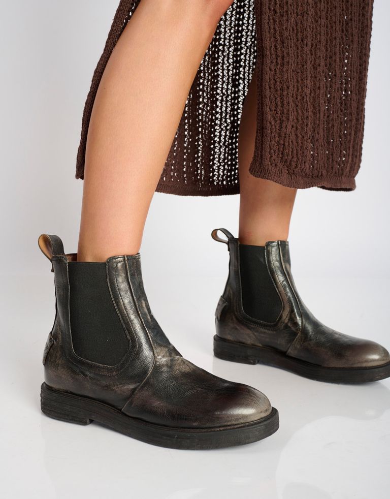 נעלי נשים - A.S. 98 - מגפוני צ'לסי PAST - שחור מיוחד2