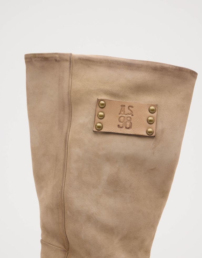 נעלי נשים - A.S. 98 - מגפיים VIRGINE - בז'3