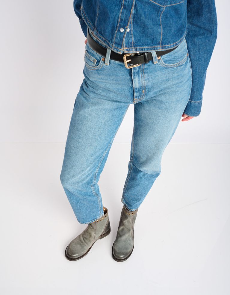 נעלי נשים - A.S. 98 - מגפונים ALONE - אפור3