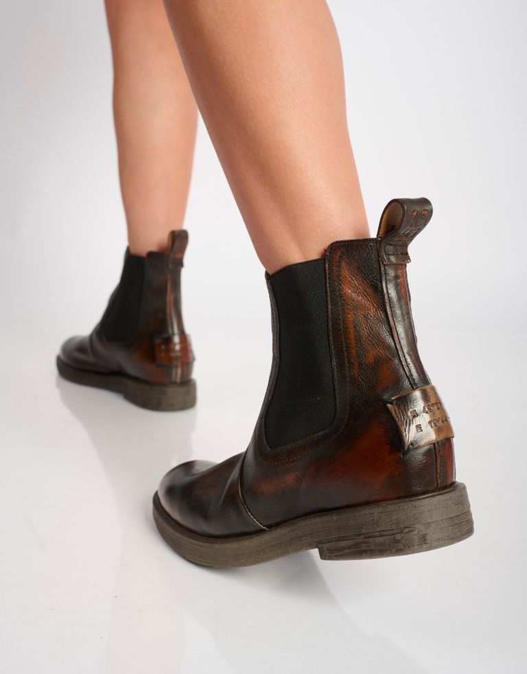 נעלי נשים - A.S. 98 - מגפוני צ'לסי PAST - חום4