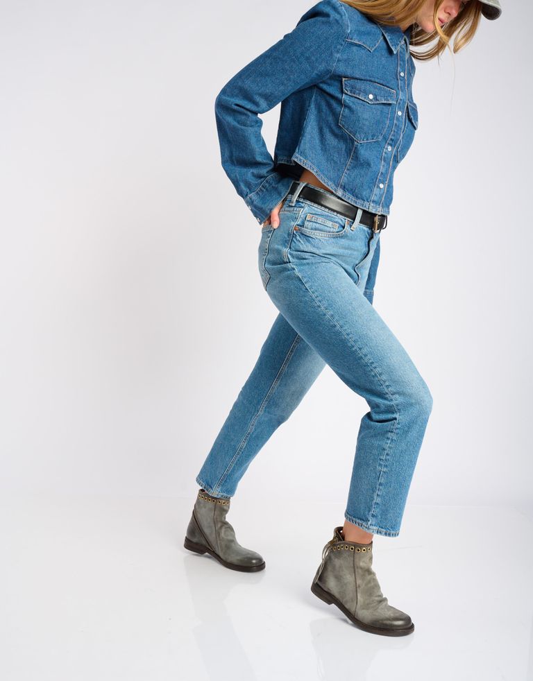 נעלי נשים - A.S. 98 - מגפונים ALONE - אפור4