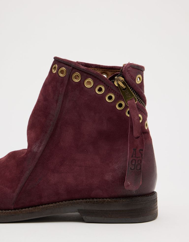 נעלי נשים - A.S. 98 - מגפונים ALONE - בורדו4