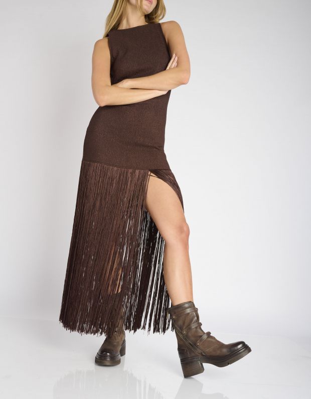 נעלי נשים - A.S. 98 - מגפיים עם רצועות EASY - חום