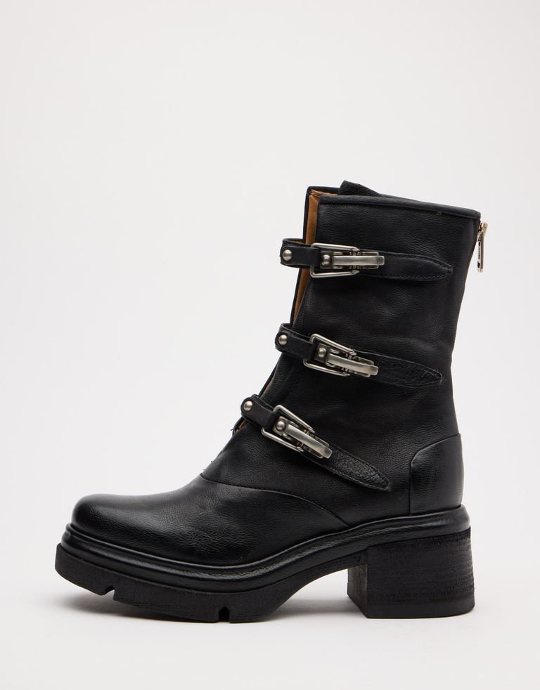 נעלי נשים - A.S. 98 - מגפיים עם רצועות EASY - שחור2