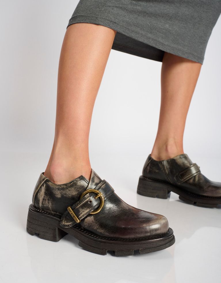 נעלי נשים - A.S. 98 - נעליים עם רצועה LANE - שחור מיוחד4