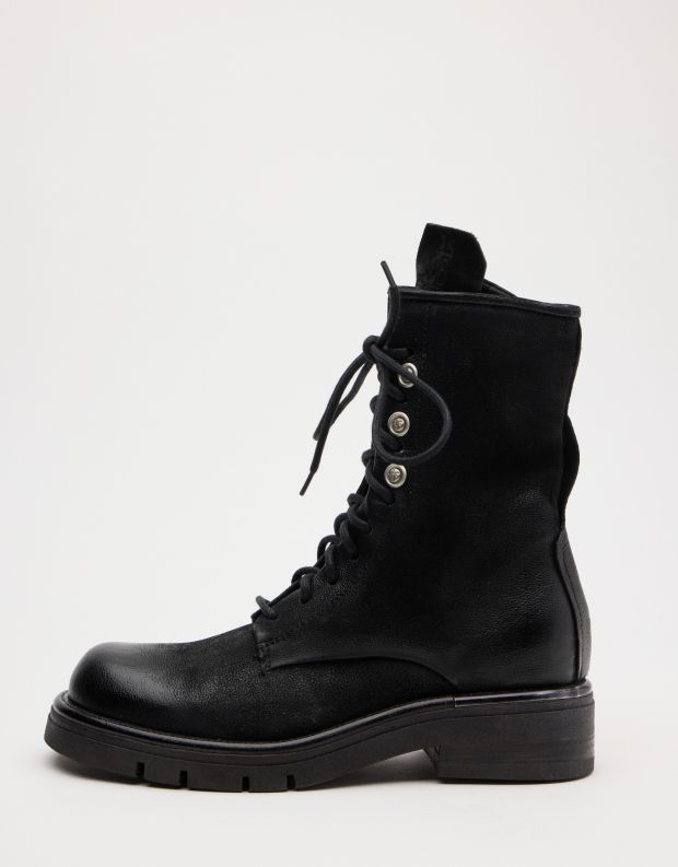 נעלי נשים - A.S. 98 - מגפונים עם שרוכים RUBY - שחור