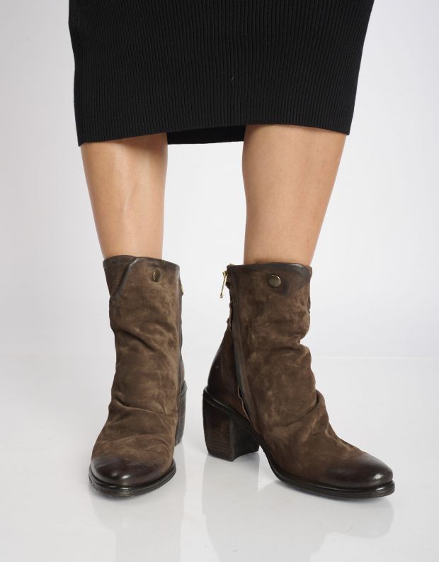 נעלי נשים - A.S. 98 - מגפונים עם עקב RITHM - חום