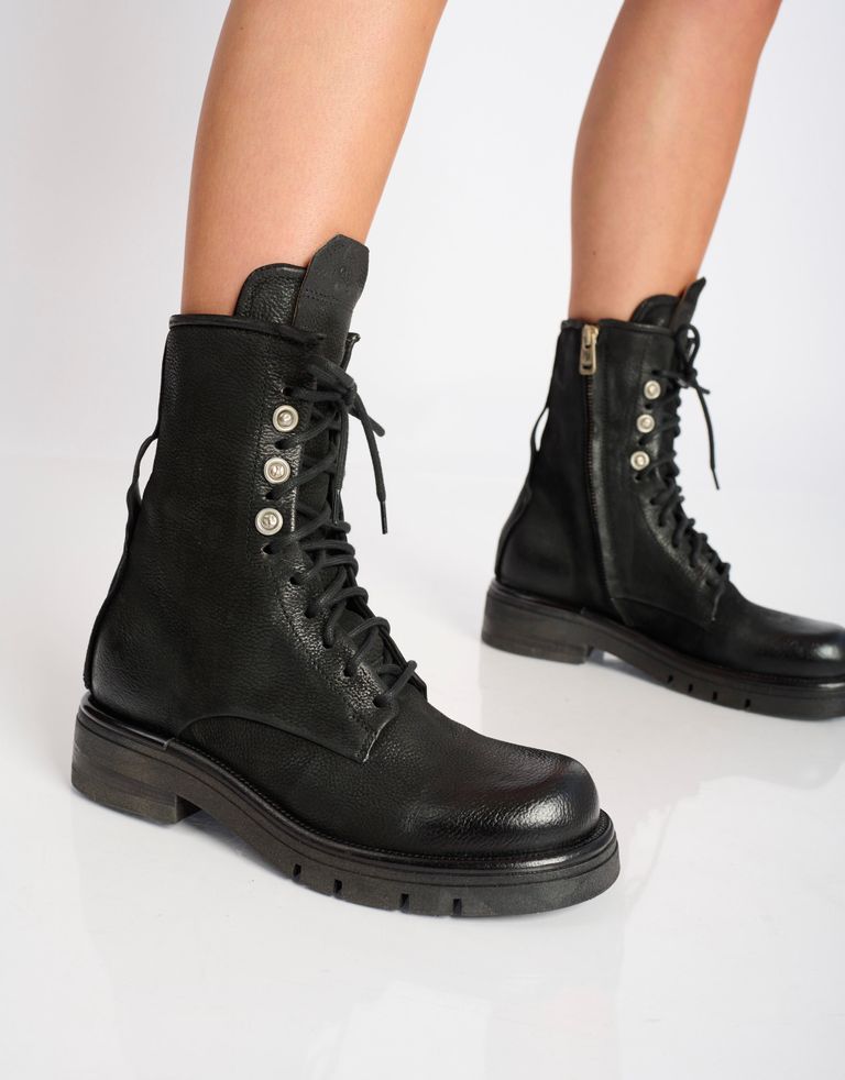 נעלי נשים - A.S. 98 - מגפונים עם שרוכים RUBY - שחור2