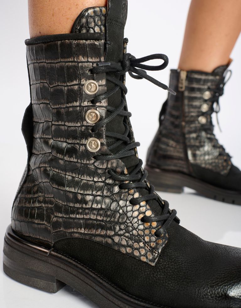 נעלי נשים - A.S. 98 - מגפונים מטאליים RUBY - שחור2