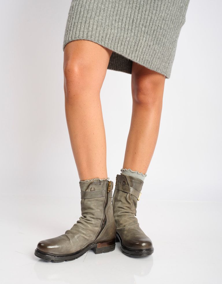 נעלי נשים - A.S. 98 - מגפוני עור ARCHE - אפור2