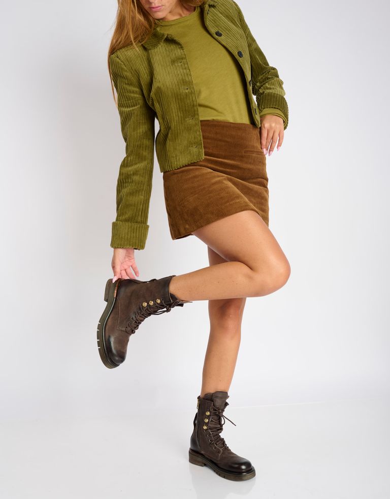 נעלי נשים - A.S. 98 - מגפונים עם שרוכים RUBY - חום2