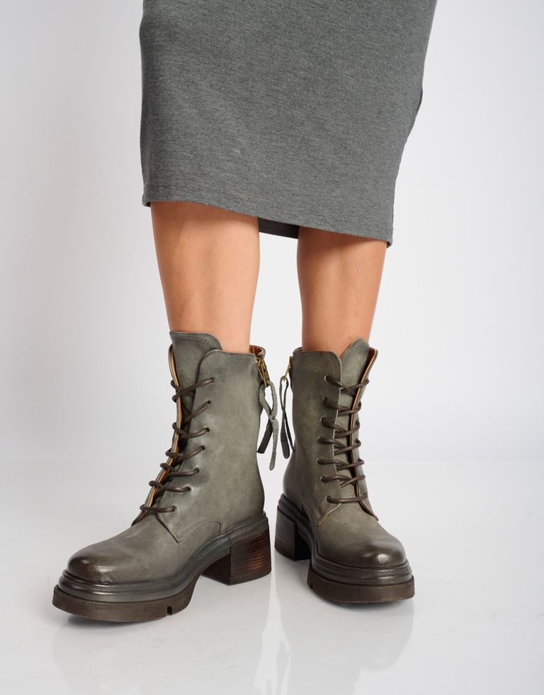 נעלי נשים - A.S. 98 - מגפיים עם שרוכים EASY - אפור2