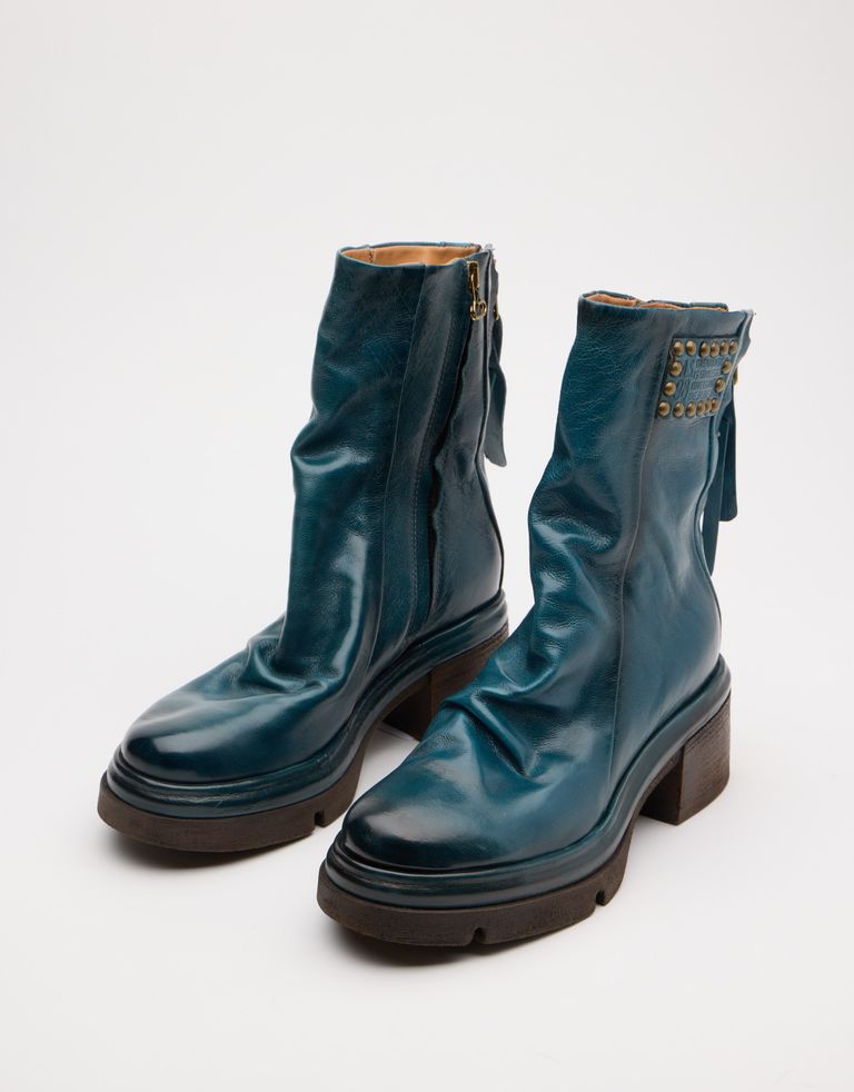 נעלי נשים - A.S. 98 - מגפיים עם ניטים EASY - כחול2