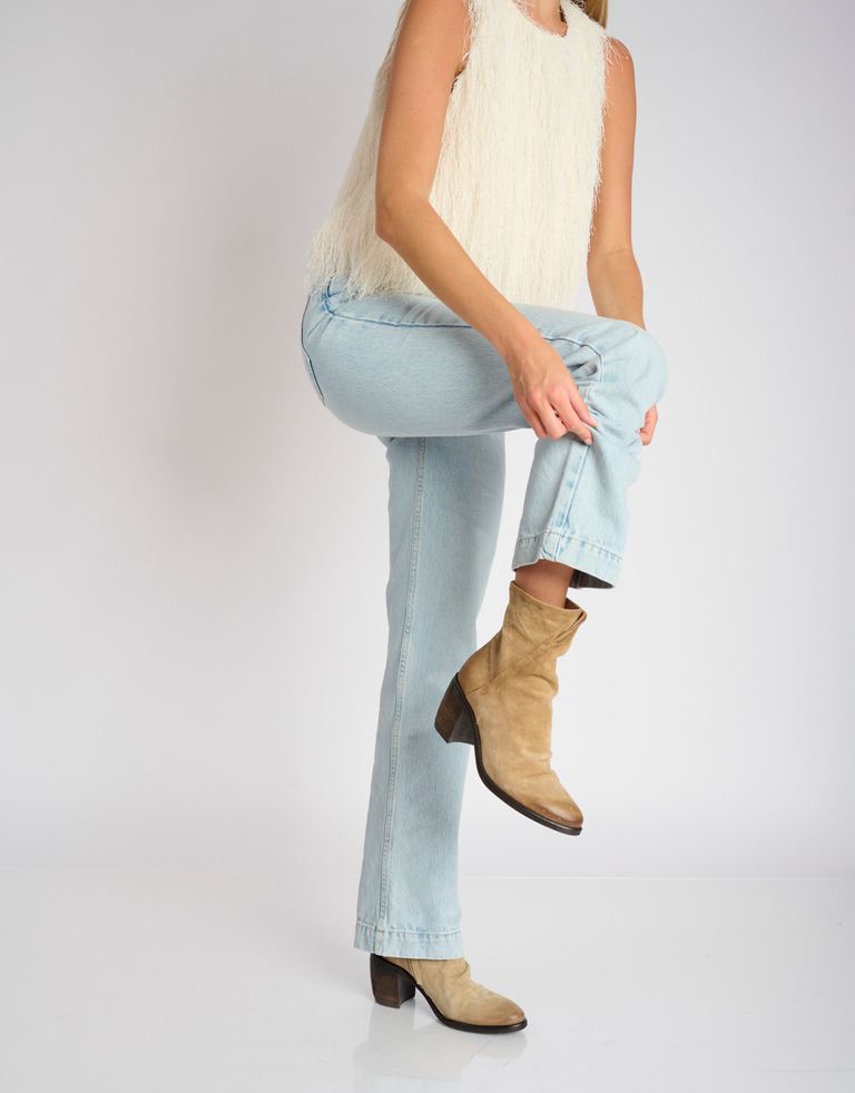 נעלי נשים - A.S. 98 - מגפונים עם עקב RITHM - בז'2