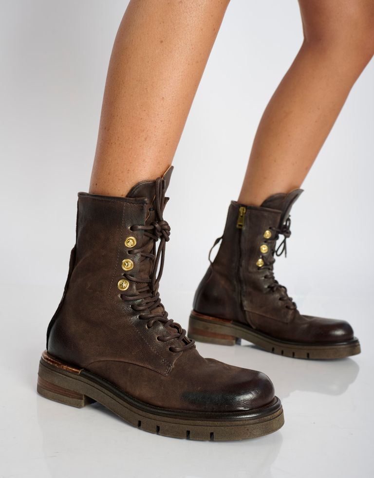 נעלי נשים - A.S. 98 - מגפונים עם שרוכים RUBY - חום3