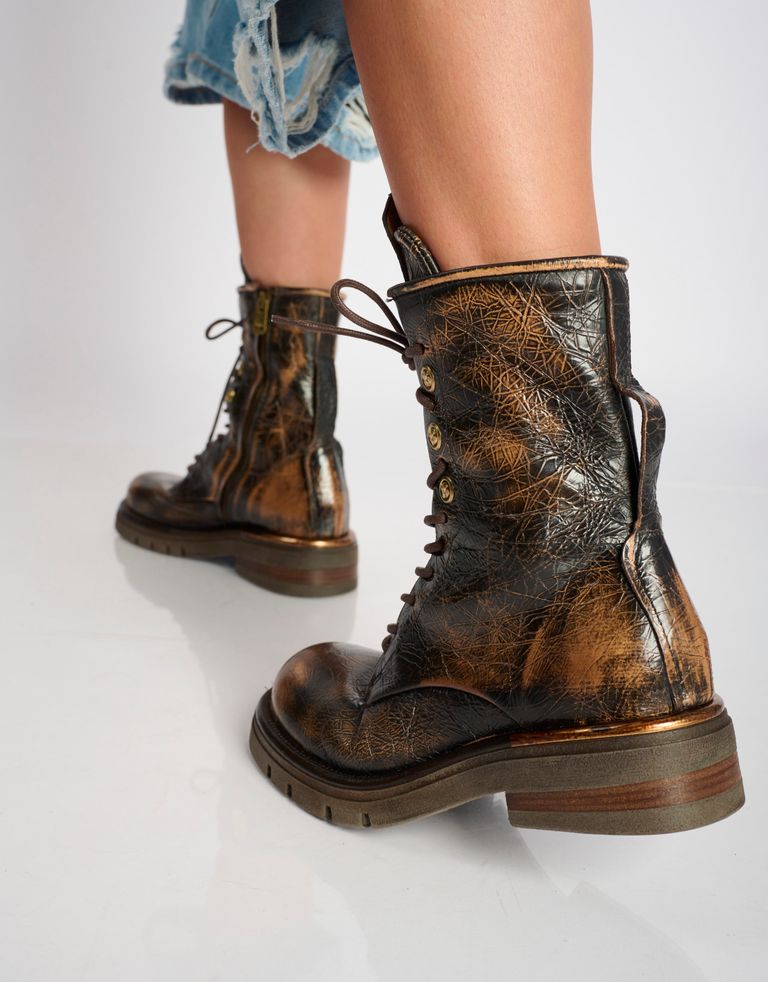 נעלי נשים - A.S. 98 - מגפונים מטאליים RUBY - חום3