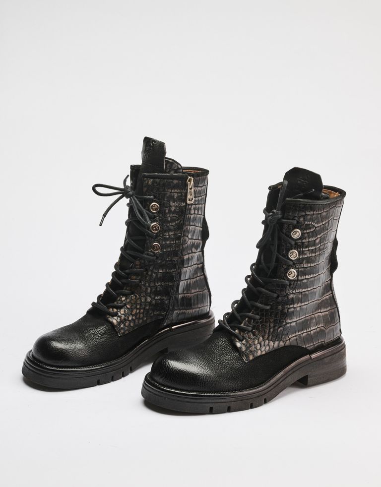 נעלי נשים - A.S. 98 - מגפונים מטאליים RUBY - שחור4