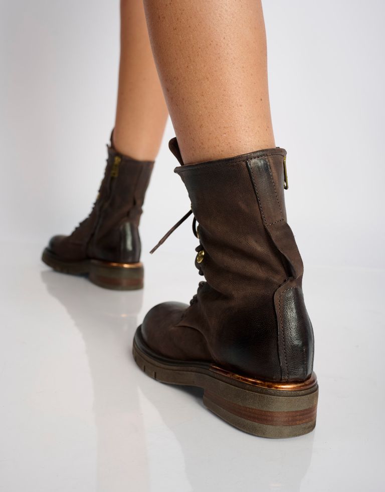 נעלי נשים - A.S. 98 - מגפונים עם שרוכים RUBY - חום4