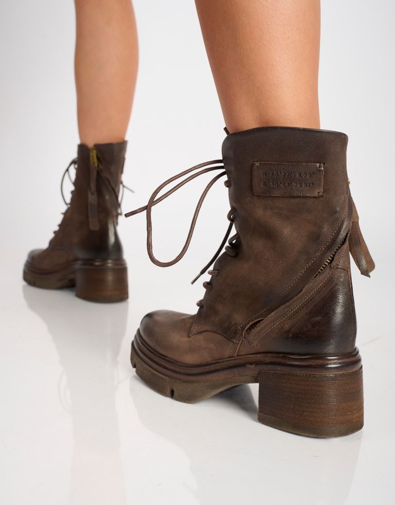 נעלי נשים - A.S. 98 - מגפיים עם שרוכים EASY - חום4