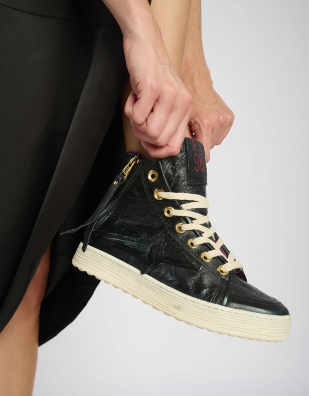 נעלי נשים - A.S. 98 - סניקרס גבוהות ASZEPPA - ירוק