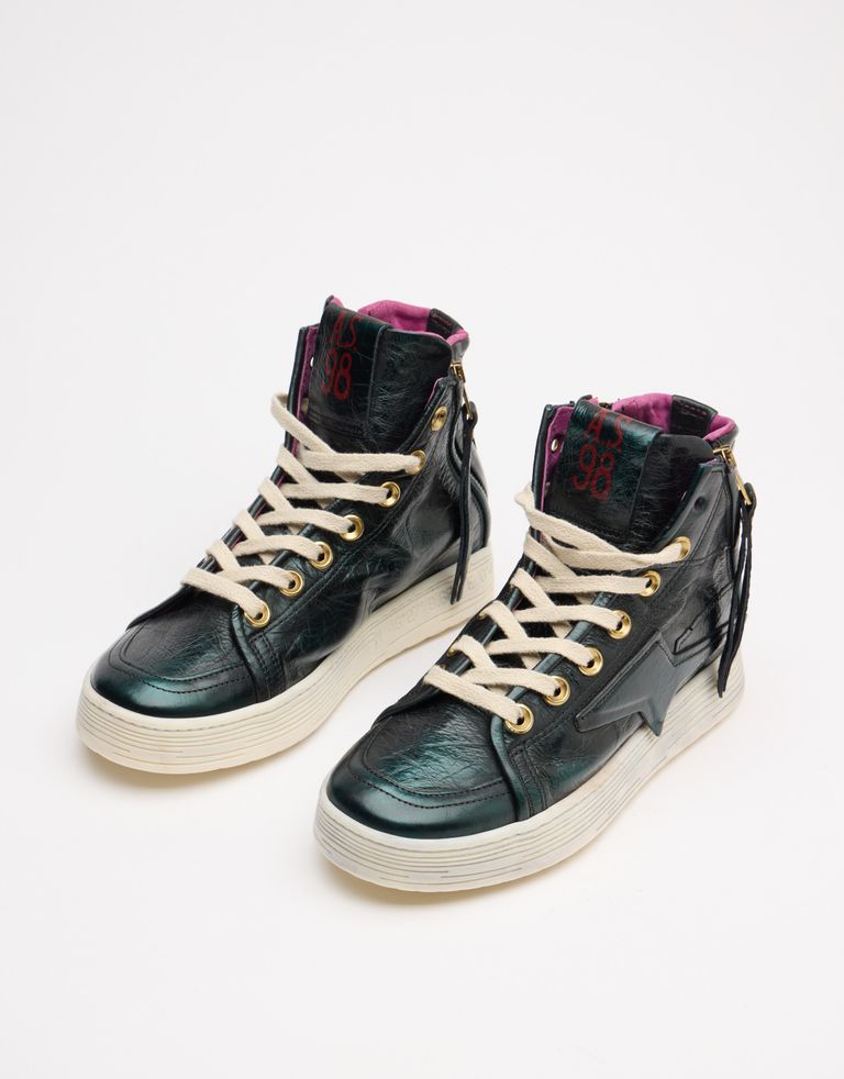 נעלי נשים - A.S. 98 - סניקרס גבוהות ASZEPPA - ירוק2