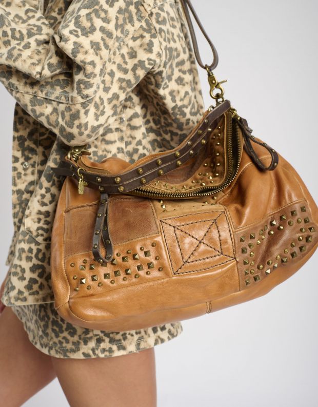 נעלי נשים - A.S. 98 - תיק צד MILANA - קאמל