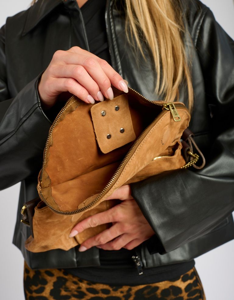 נעלי נשים - A.S. 98 - תיק צד קטן CARMINE - קאמל3