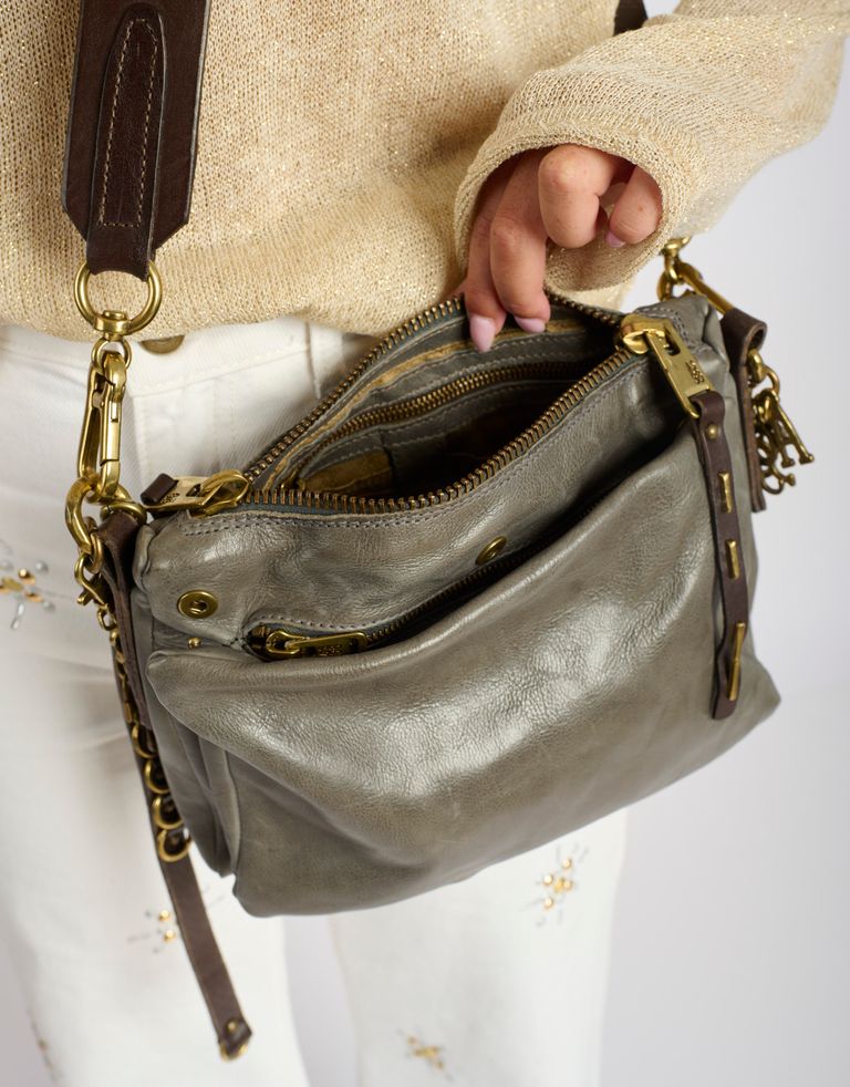 נעלי נשים - A.S. 98 - תיק עם נרתיק MONA - אפור4