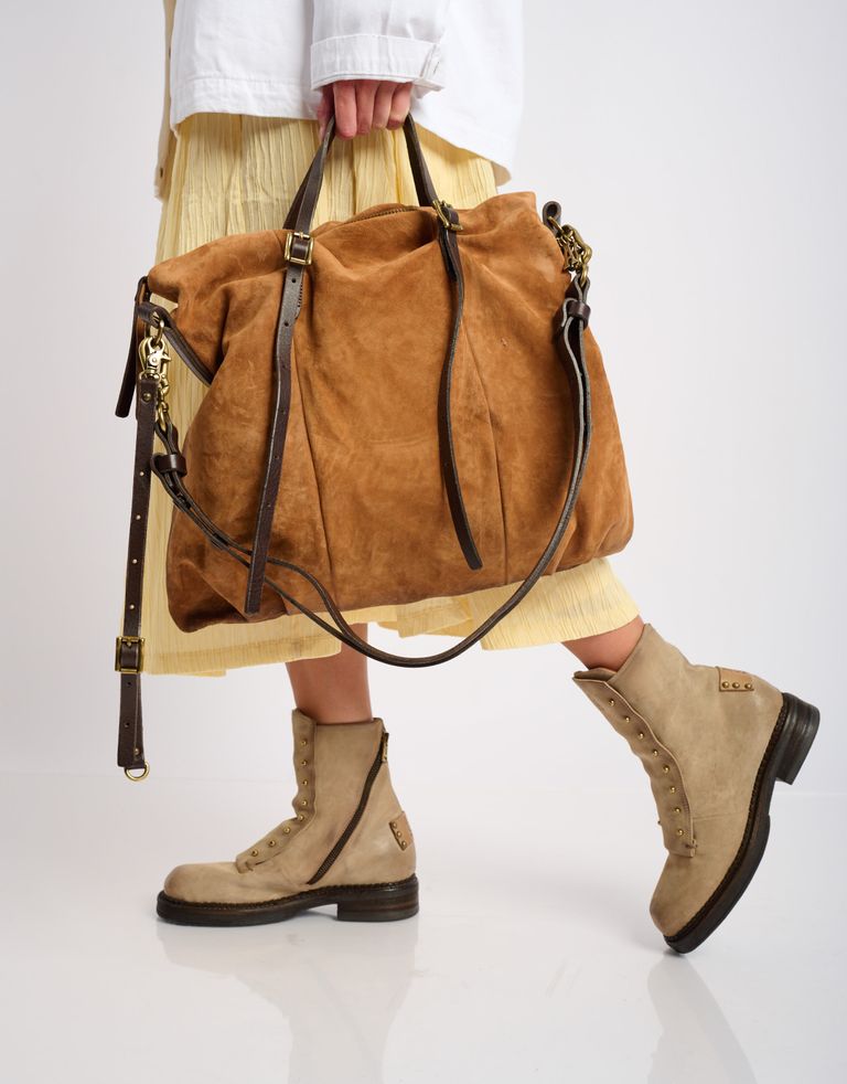 נעלי נשים - A.S. 98 - תיק צד מעור CIANNA - קאמל3