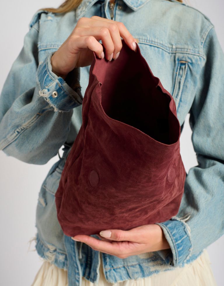 נעלי נשים - A.S. 98 - תיק קלאטצ' KARINA - בורדו3