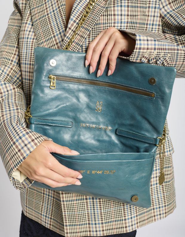 נעלי נשים - A.S. 98 - תיק צד MARIA - פטרול