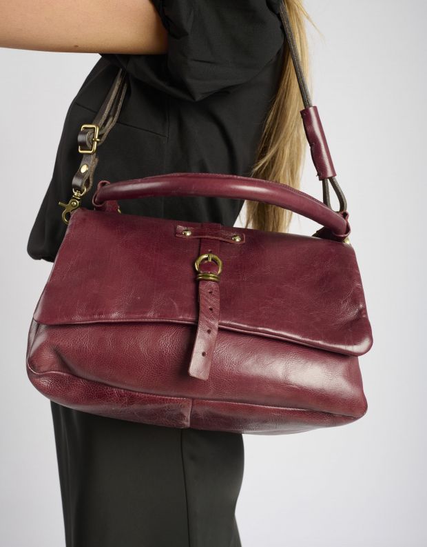 נעלי נשים - A.S. 98 - תיק צד MIA - בורדו