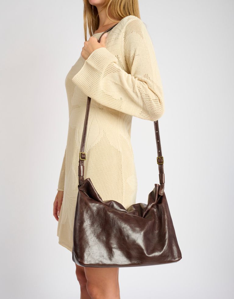 נעלי נשים - A.S. 98 - תיק צד ANNA - חום כהה2