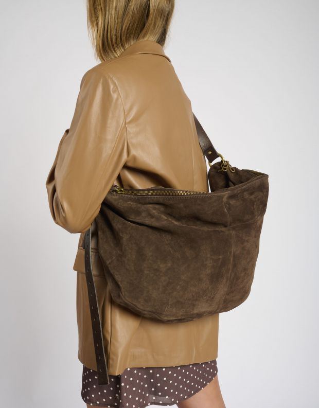 נעלי נשים - A.S. 98 - תיק צד GAIA - חום כהה