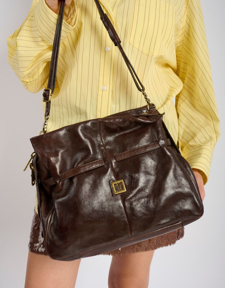 נעלי נשים - A.S. 98 - תיק צד BELLA - חום כהה2