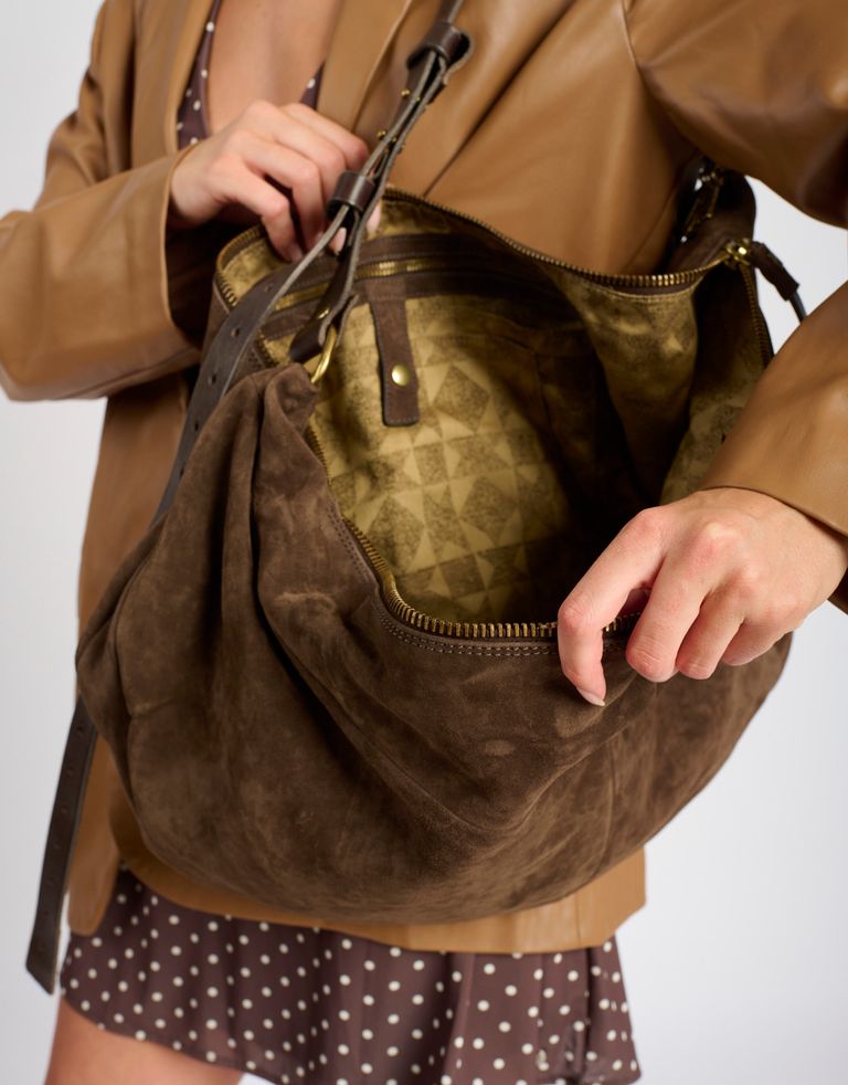 נעלי נשים - A.S. 98 - תיק צד GAIA - חום כהה3