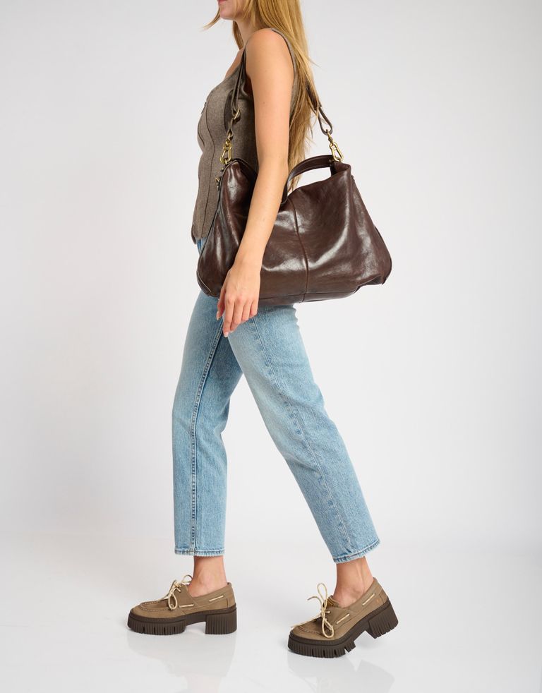 נעלי נשים - A.S. 98 - תיק צד EMMA - חום כהה2